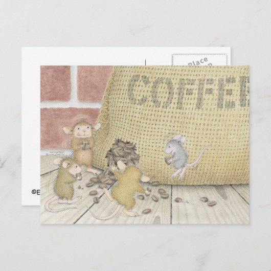 Home-Mouse-Designs® Postkarte (Vorne/Hinten)