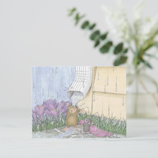 Home-Mouse-Designs® Postkarte (Stehend Vorderseite)