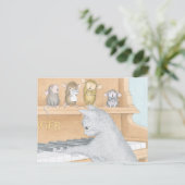 Home-Mouse-Designs® Postkarte (Stehend Vorderseite)