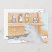 Home-Mouse-Designs® Postkarte (Vorne/Hinten)