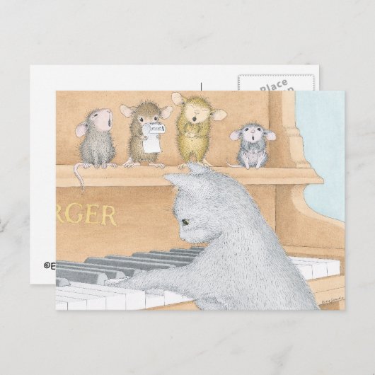 Home-Mouse-Designs® Postkarte (Vorne/Hinten)