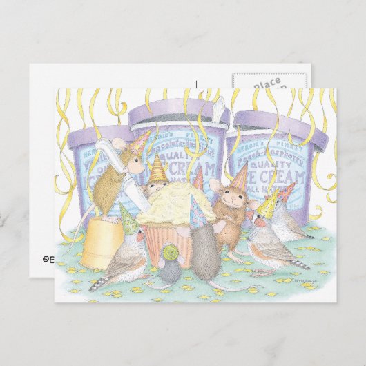 Home-Mouse-Designs® Postkarte (Vorne/Hinten)