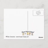 Home-Mouse-Designs® Postkarte (Rückseite)