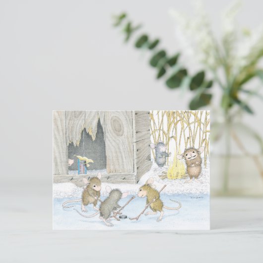 Home-Mouse-Designs® Postkarte (Stehend Vorderseite)