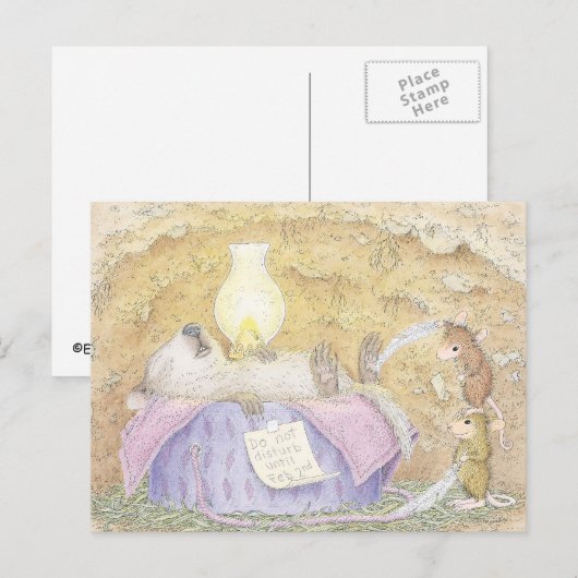 Home-Mouse-Designs® Postkarte (Vorne/Hinten)