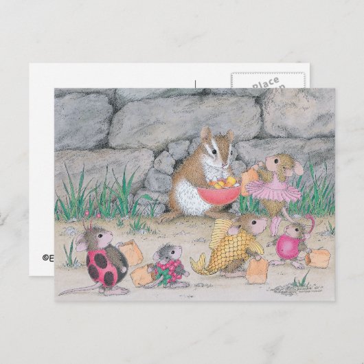 Home-Mouse-Designs® Postkarte (Vorne/Hinten)