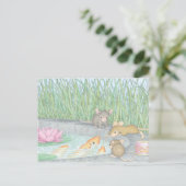 Home-Mouse-Designs® Postkarte (Stehend Vorderseite)