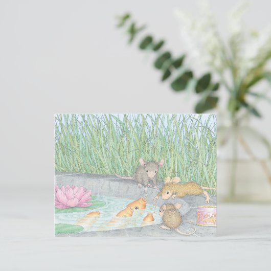 Home-Mouse-Designs® Postkarte (Stehend Vorderseite)