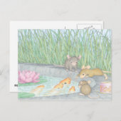 Home-Mouse-Designs® Postkarte (Vorne/Hinten)