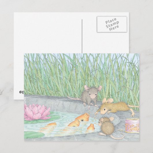 Home-Mouse-Designs® Postkarte (Vorne/Hinten)