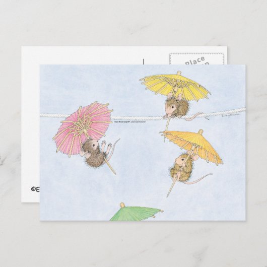 Home-Mouse-Designs® Postkarte (Vorne/Hinten)