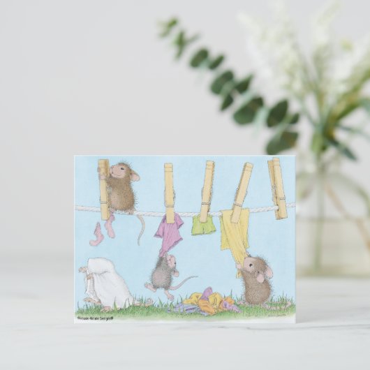 Home-Mouse-Designs® Postkarte (Stehend Vorderseite)