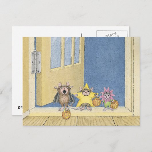 Home-Mouse-Designs® Postkarte (Vorne/Hinten)