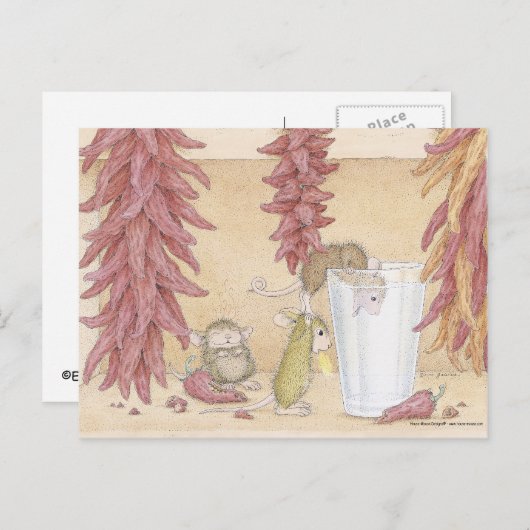 Home-Mouse-Designs® Postkarte (Vorne/Hinten)