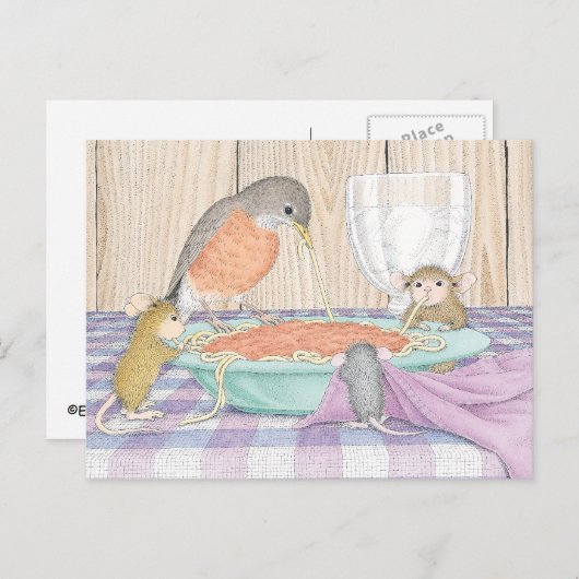 Home-Mouse-Designs® Postkarte (Vorne/Hinten)