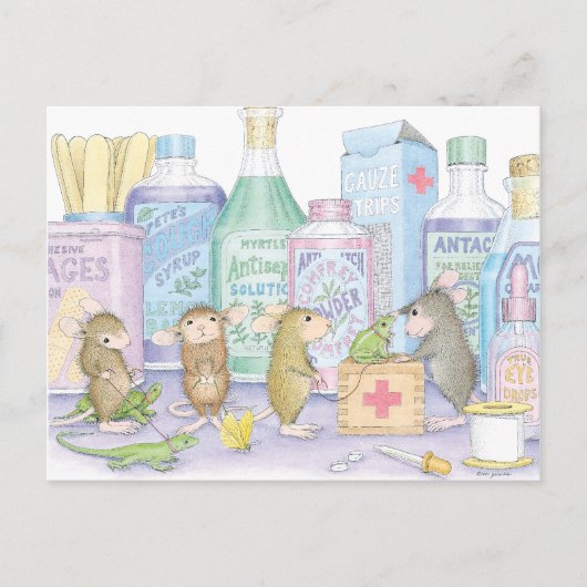 Home-Mouse-Designs® Postkarte (Vorderseite)
