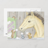Home-Mouse-Designs® Postkarte (Vorne/Hinten)