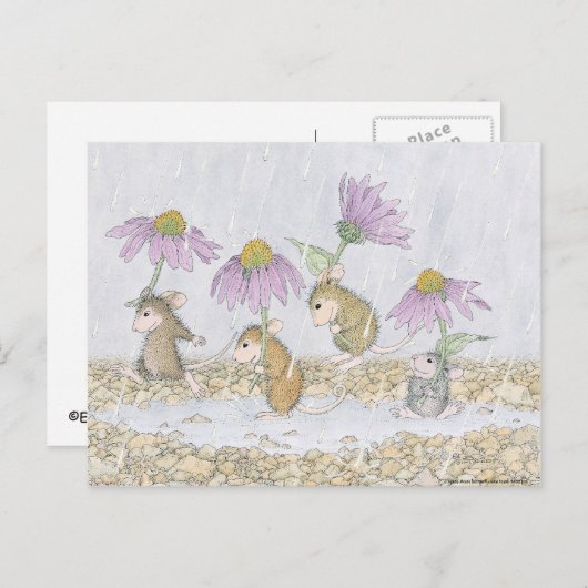 Home-Mouse-Designs® Postkarte (Vorne/Hinten)