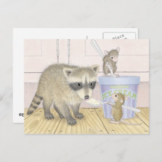 Home-Mouse-Designs® Postkarte (Vorne/Hinten)