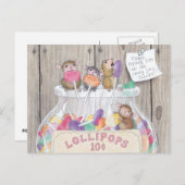 Home-Mouse-Designs® Postkarte (Vorne/Hinten)