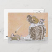 Home-Mouse-Designs® Postkarte (Vorne/Hinten)