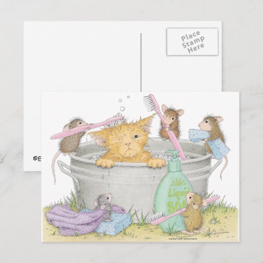 Home-Mouse-Designs® Postkarte (Vorne/Hinten)