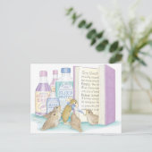 Home-Mouse-Designs® Postkarte (Stehend Vorderseite)