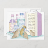 Home-Mouse-Designs® Postkarte (Vorne/Hinten)