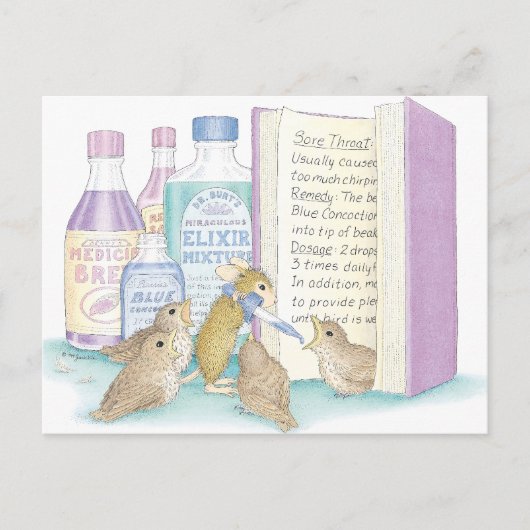Home-Mouse-Designs® Postkarte (Vorderseite)