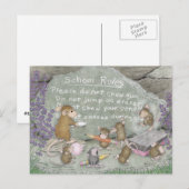 Home-Mouse-Designs® Postkarte (Vorne/Hinten)