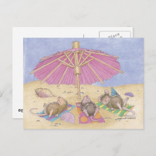 Home-Mouse-Designs® Postkarte (Vorne/Hinten)