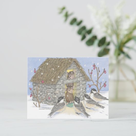 Home-Mouse-Designs® Postkarte (Stehend Vorderseite)