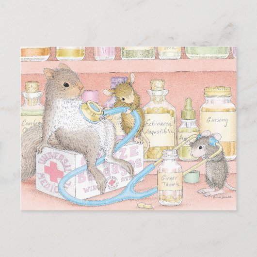 Home-Mouse-Designs® Postkarte (Vorderseite)
