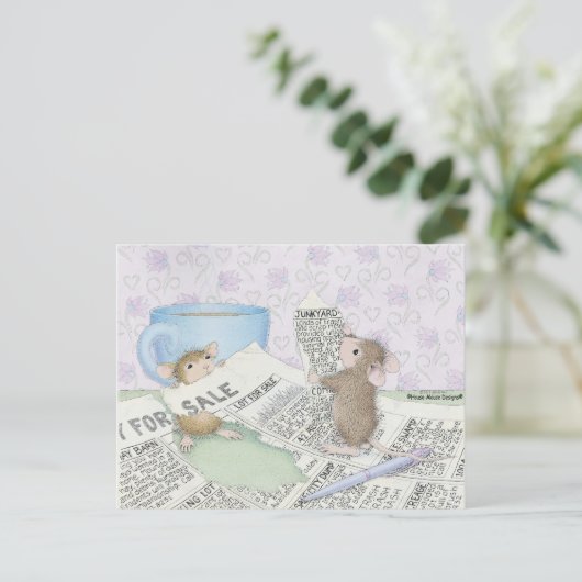 Home-Mouse-Designs® Postkarte (Stehend Vorderseite)