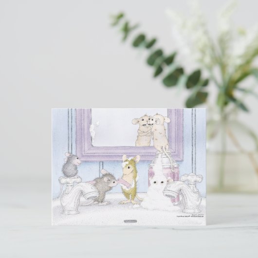 Home-Mouse-Designs® Postkarte (Stehend Vorderseite)