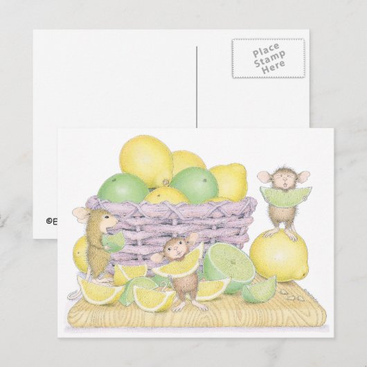 Home-Mouse-Designs® Postkarte (Vorne/Hinten)