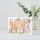 Home-Mouse-Designs® Postkarte (Stehend Vorderseite)