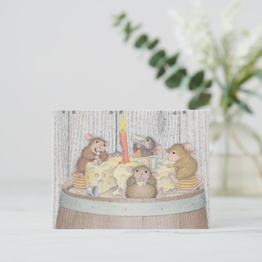 Home-Mouse-Designs® Postkarte (Stehend Vorderseite)