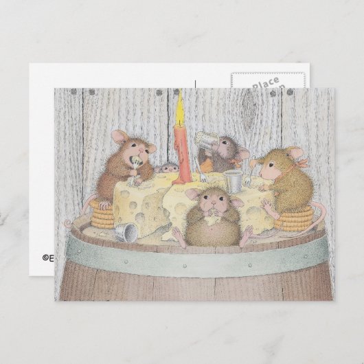 Home-Mouse-Designs® Postkarte (Vorne/Hinten)