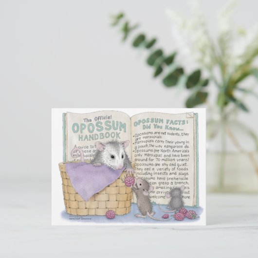 Home-Mouse-Designs® Postkarte (Stehend Vorderseite)
