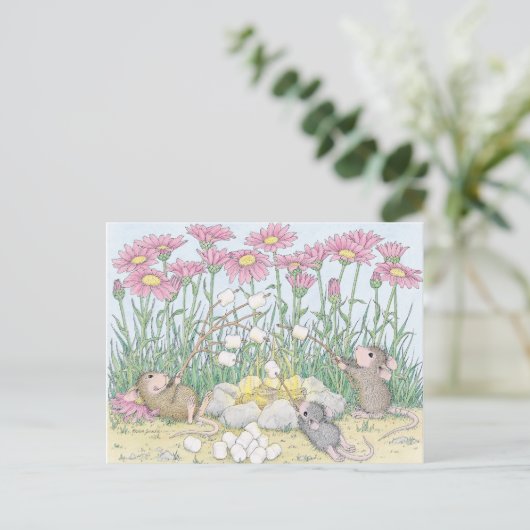 Home-Mouse-Designs® Postkarte (Stehend Vorderseite)