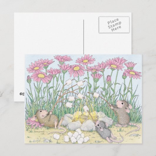 Home-Mouse-Designs® Postkarte (Vorne/Hinten)