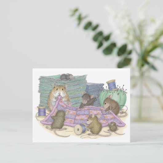 Home-Mouse-Designs® Postkarte (Stehend Vorderseite)