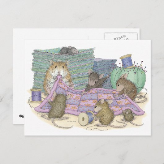 Home-Mouse-Designs® Postkarte (Vorne/Hinten)