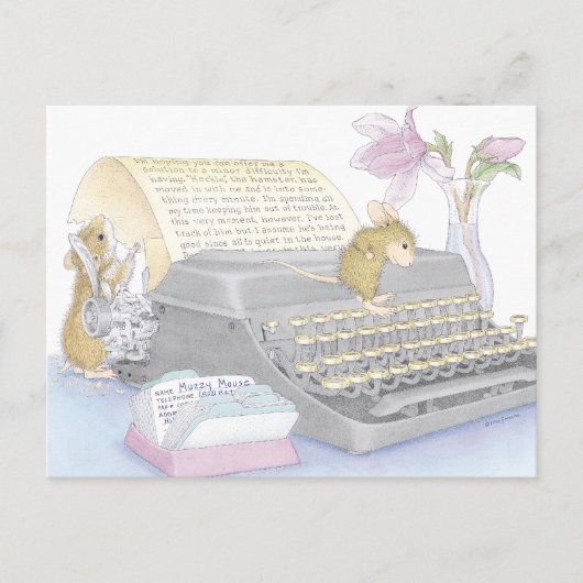 Home-Mouse-Designs® Postkarte (Vorderseite)