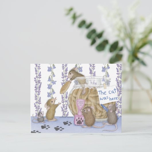 Home-Mouse-Designs® Postkarte (Stehend Vorderseite)