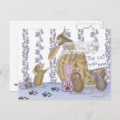 Home-Mouse-Designs® Postkarte (Vorne/Hinten)