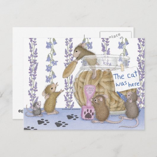 Home-Mouse-Designs® Postkarte (Vorne/Hinten)