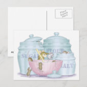Home-Mouse-Designs® Postkarte (Vorne/Hinten)