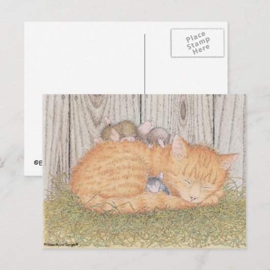 Home-Mouse-Designs® Postkarte (Vorne/Hinten)